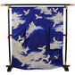 Kimono Blue Clane Furisode Japanese Traditional Clothing Japan